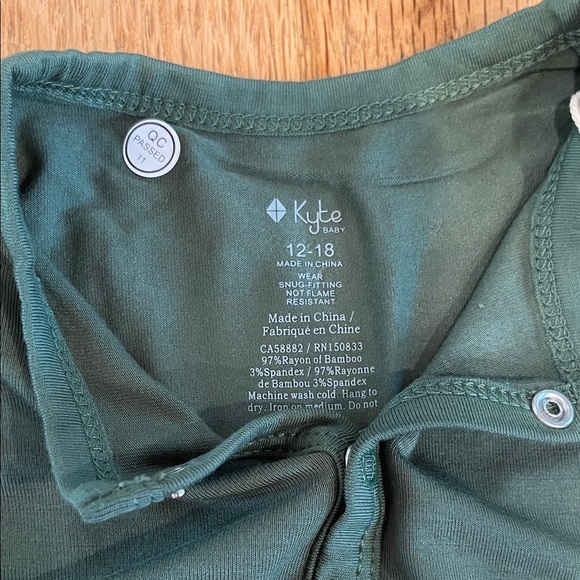 Kyte BABY Forest Green One Piece - Picture 2 of 2